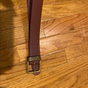 dr martens cherry red belt